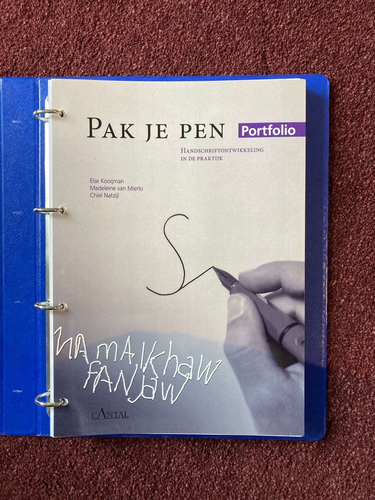 Pak Je Pen Portfolio - Handschriftontwikkeling, Ophalen of Verzenden, Zo goed als nieuw, Overige niveaus
