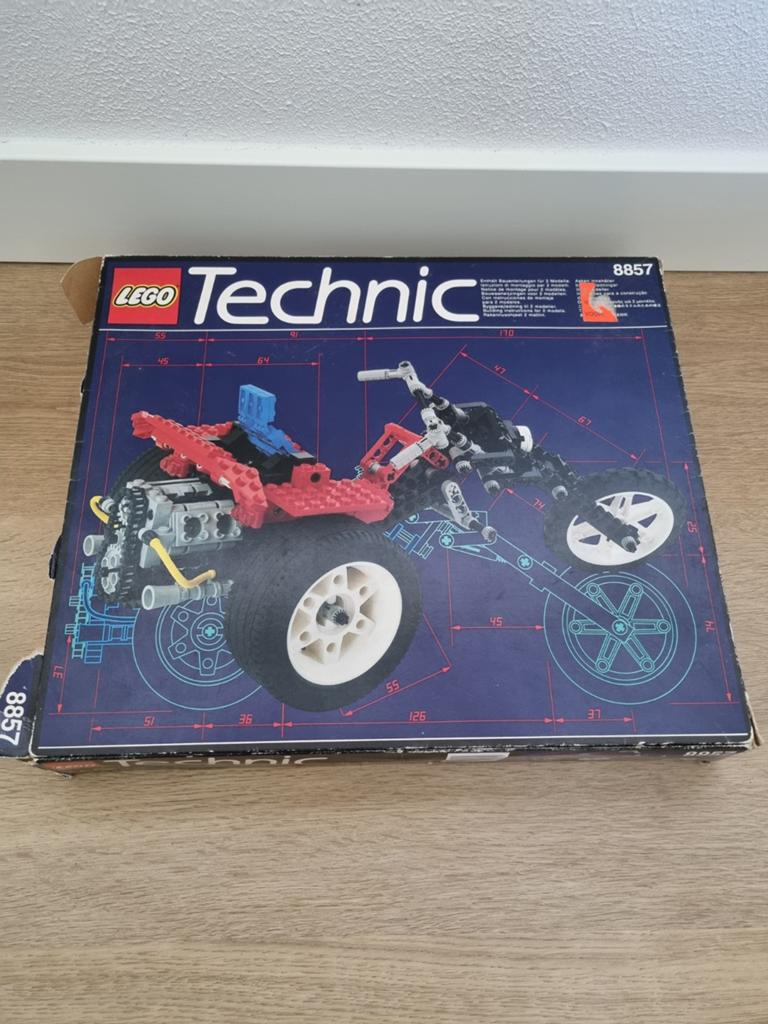 Retro Technisch lego 8857, Compleet, Gebruikt, Lego, Ophalen of Verzenden