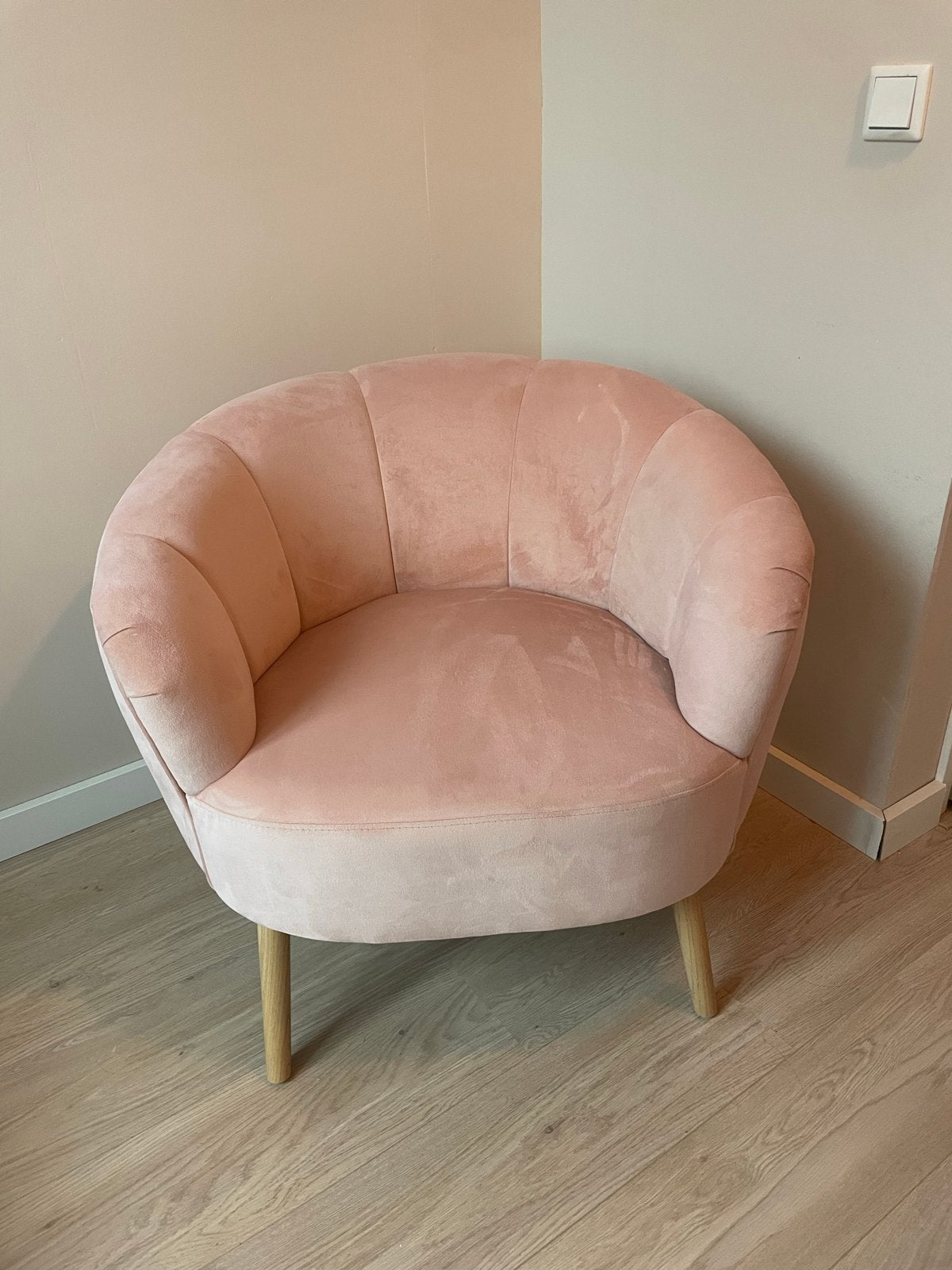 Roze fauteuil voor baby/kinderkamer - Zo goed als nieuw, Ophalen, Overige kleuren, Zo goed als nieuw, Eén