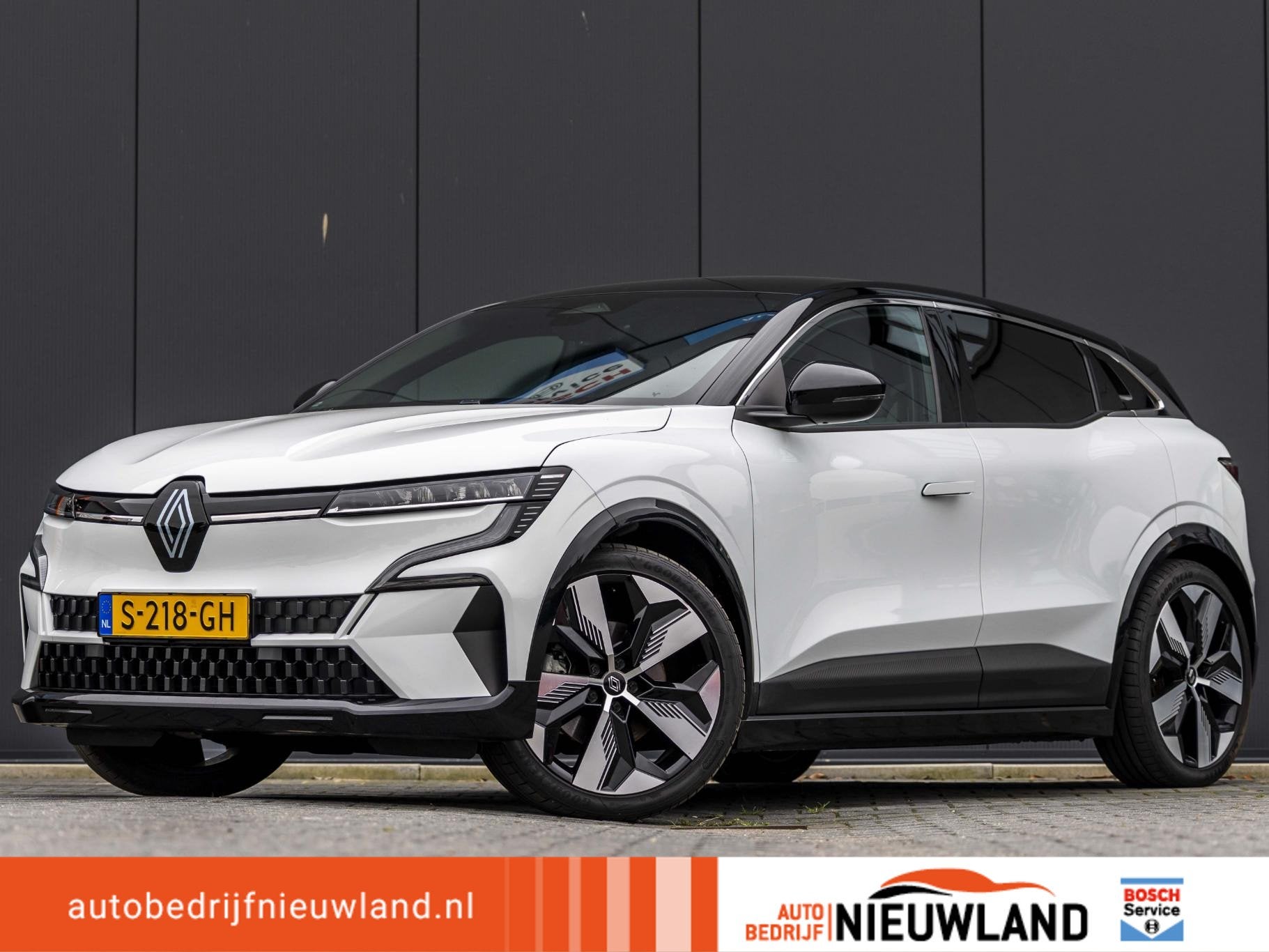 Renault Megane E-Tech EV60 Optimum Charge Iconic |SOH 93%|St, Auto's, Stof, Wit, 900 kg, Lane Keeping Assist