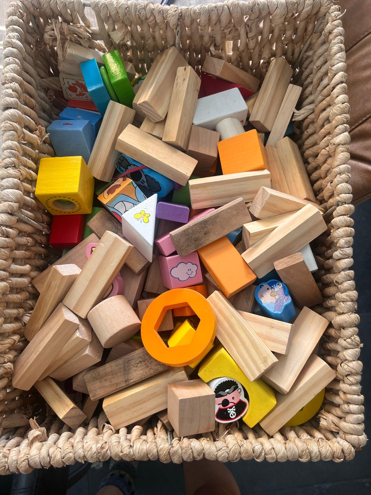 Houten bouwblokken, Ophalen, Gebruikt, Overige merken