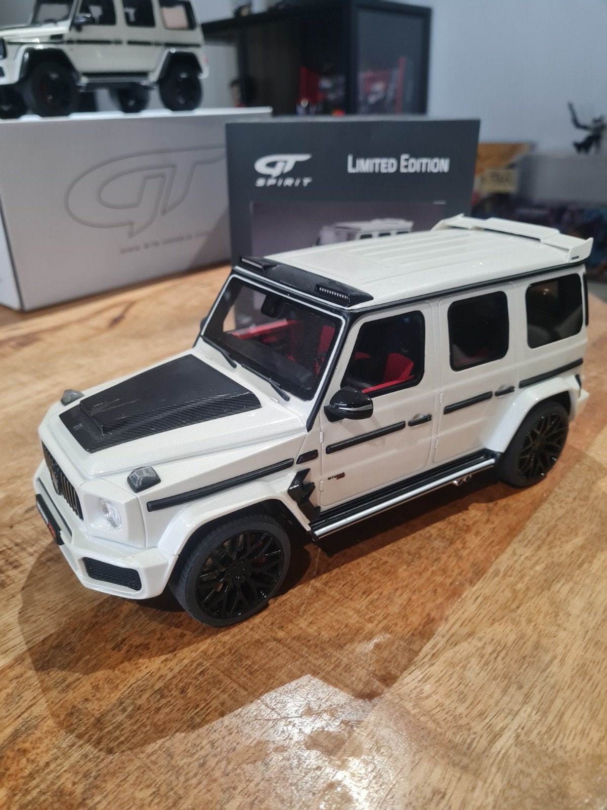 Mercedes G Brabus 700 1:18, Verzenden, Zo goed als nieuw, Auto, Overige merken