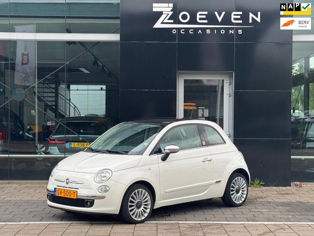 Fiat 500 0.9 TwinAir Turbo Rivièra Maison-NL Auto, Voorwielaandrijving, Gebruikt, Bedrijf, Handgeschakeld