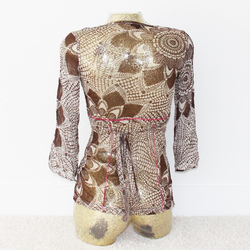 Mooi Transparant Didi Truitje (XS) - 5 € 15,-, Kleding | Dames, Truien en Vesten, Bruin, Didi, Ophalen of Verzenden, Zo goed als nieuw