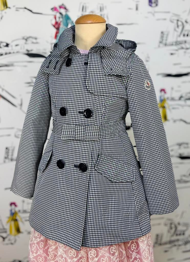 Moncler Seda meisjes vichy trenchcoat zomerjas maat 5, Moncler EU, Zo goed als nieuw, Moncler, Customercare@moncler.com