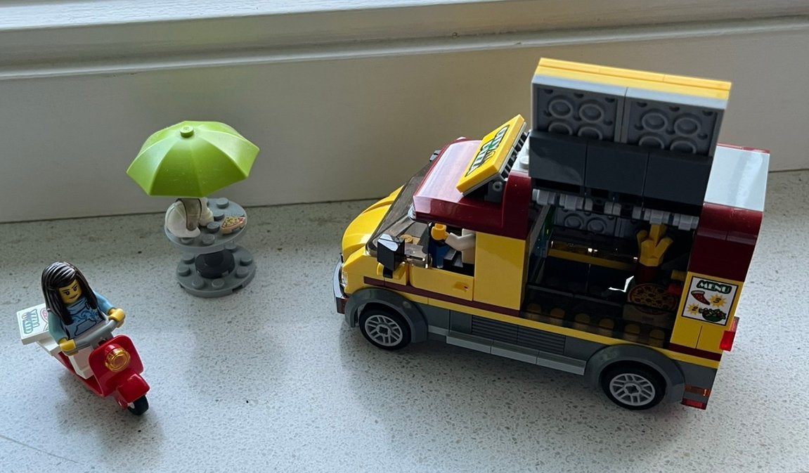 Lego city 60150 pizza bestelwagen, City, Lego, Ophalen of Verzenden, Zo goed als nieuw