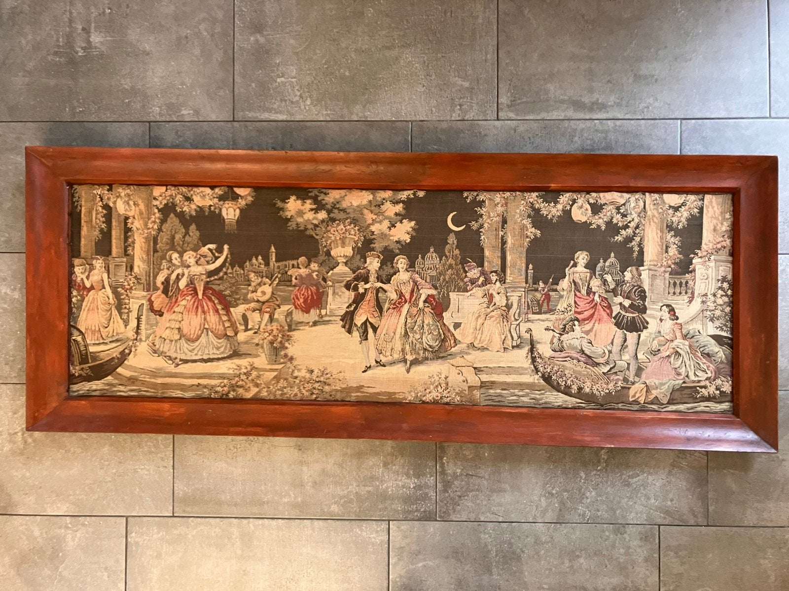 Antieke gobelin / wandkleed - Venetie, Ophalen