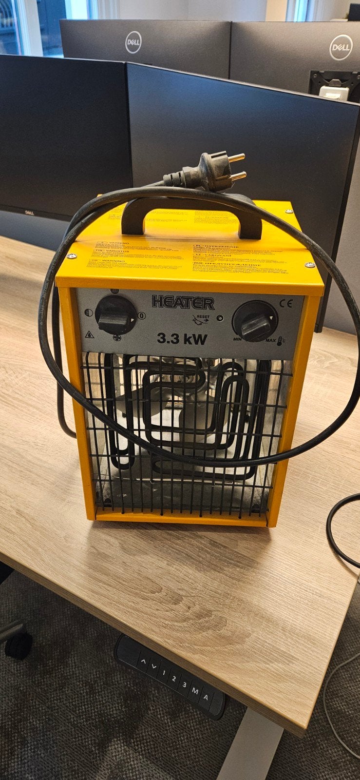 Oklima 3,3 kW elektrische heater, 30 tot 80 cm, Kachel, Minder dan 60 cm, Ophalen of Verzenden