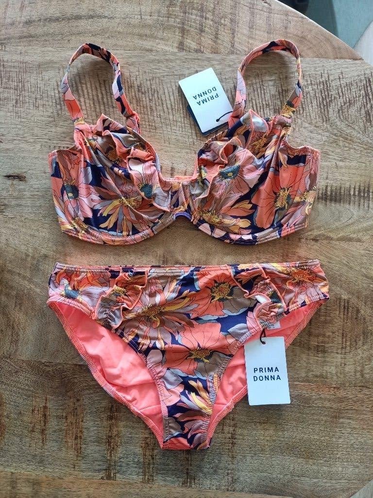 Prima donna bikini 75 F broekje 38 Nieuw oranje koraal 75F, Nieuw, Oranje, Ophalen of Verzenden, Bikini