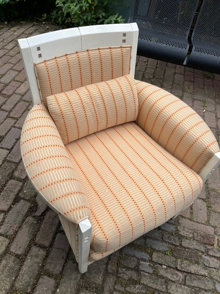 Giorgetti damesfauteuil nieuwe bekleding klassieker, Ophalen, Hout, Minder dan 75 cm, Klassiek Chique Hollywood Regency