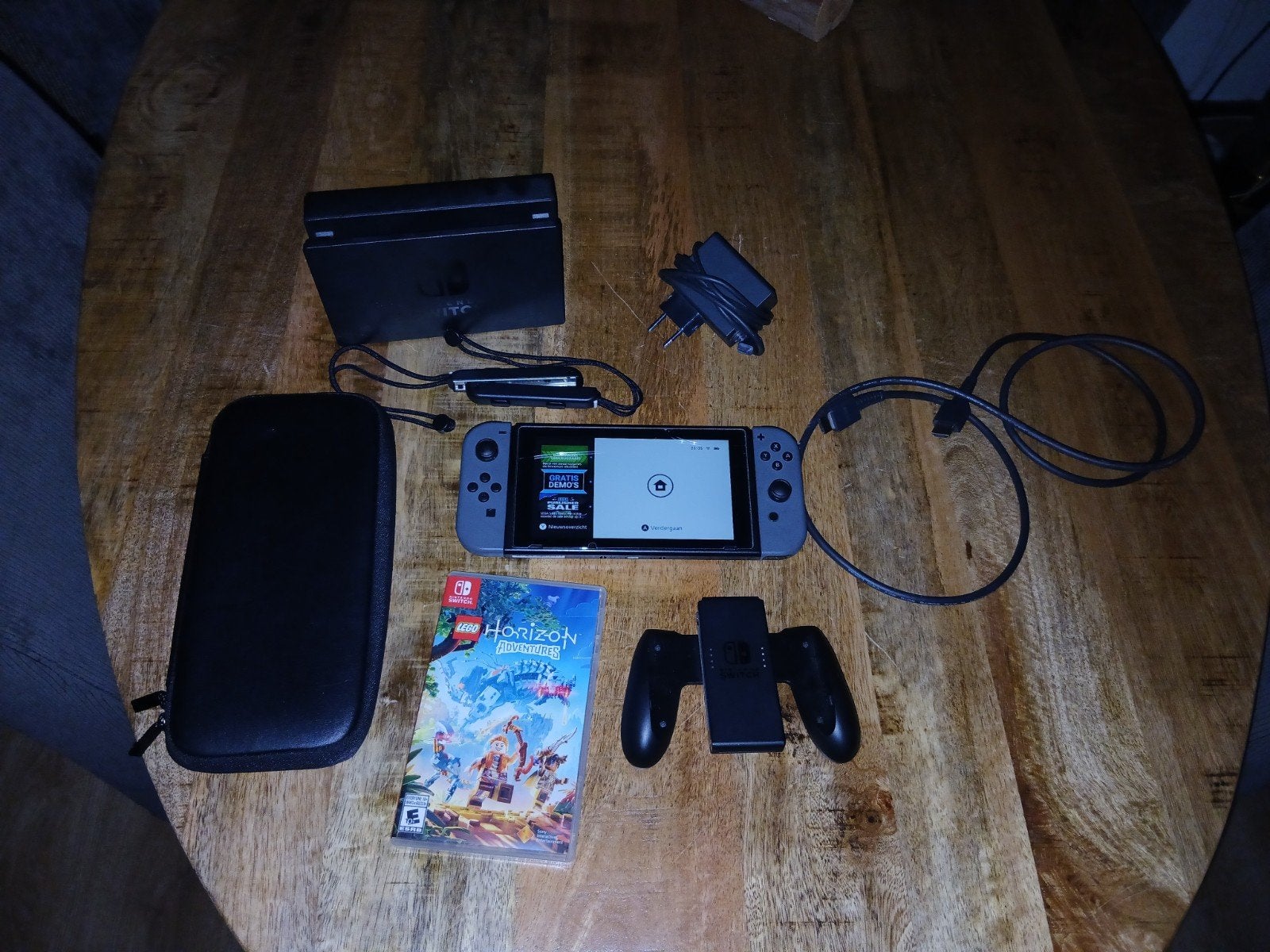 Nintendo Switch met accessoires en game, Spelcomputers en Games, Met games, Ophalen of Verzenden, Zo goed als nieuw, Switch Original