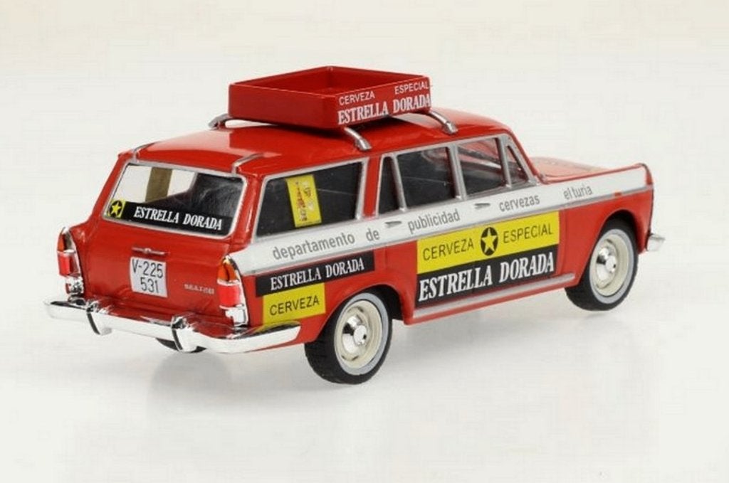 Seat 1500 1967 ESTRELLA BIER 1/43 reparto / servicio # 20, Verzenden, Nieuw, Auto, Overige merken