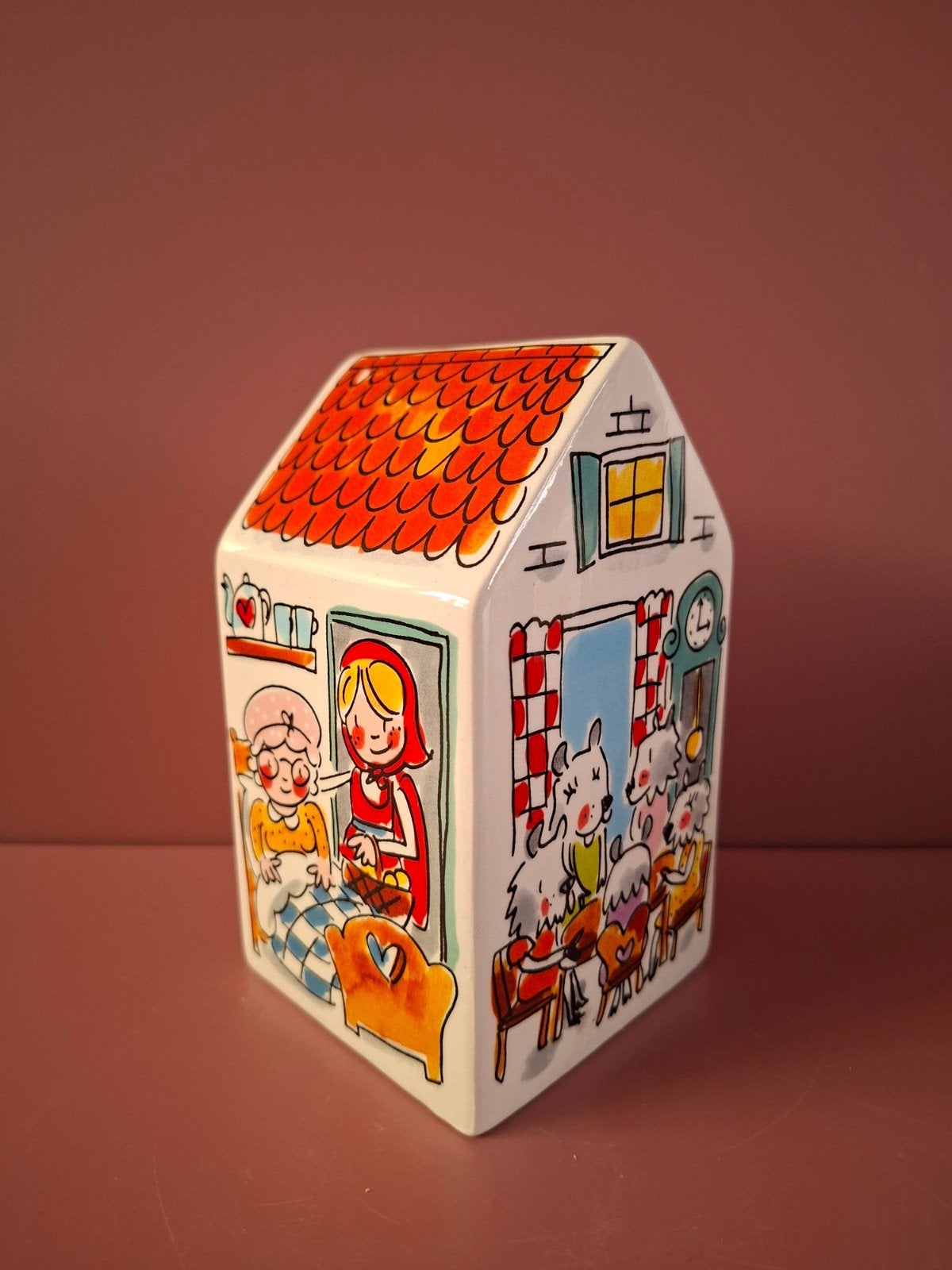 Blond Amsterdam Efteling spaarhuisje, Verzamelen, Ophalen of Verzenden, Zo goed als nieuw, Steen, Aardewerk of Keramiek, Overige thema's