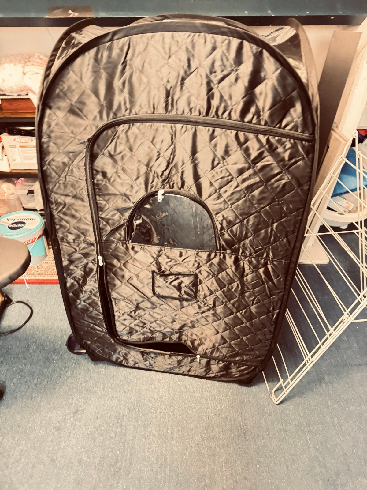 Mobiele Sauna - Draagbare Stoomcabine voor Thuis, Sport en Fitness, Sauna, Ophalen of Verzenden, Zo goed als nieuw