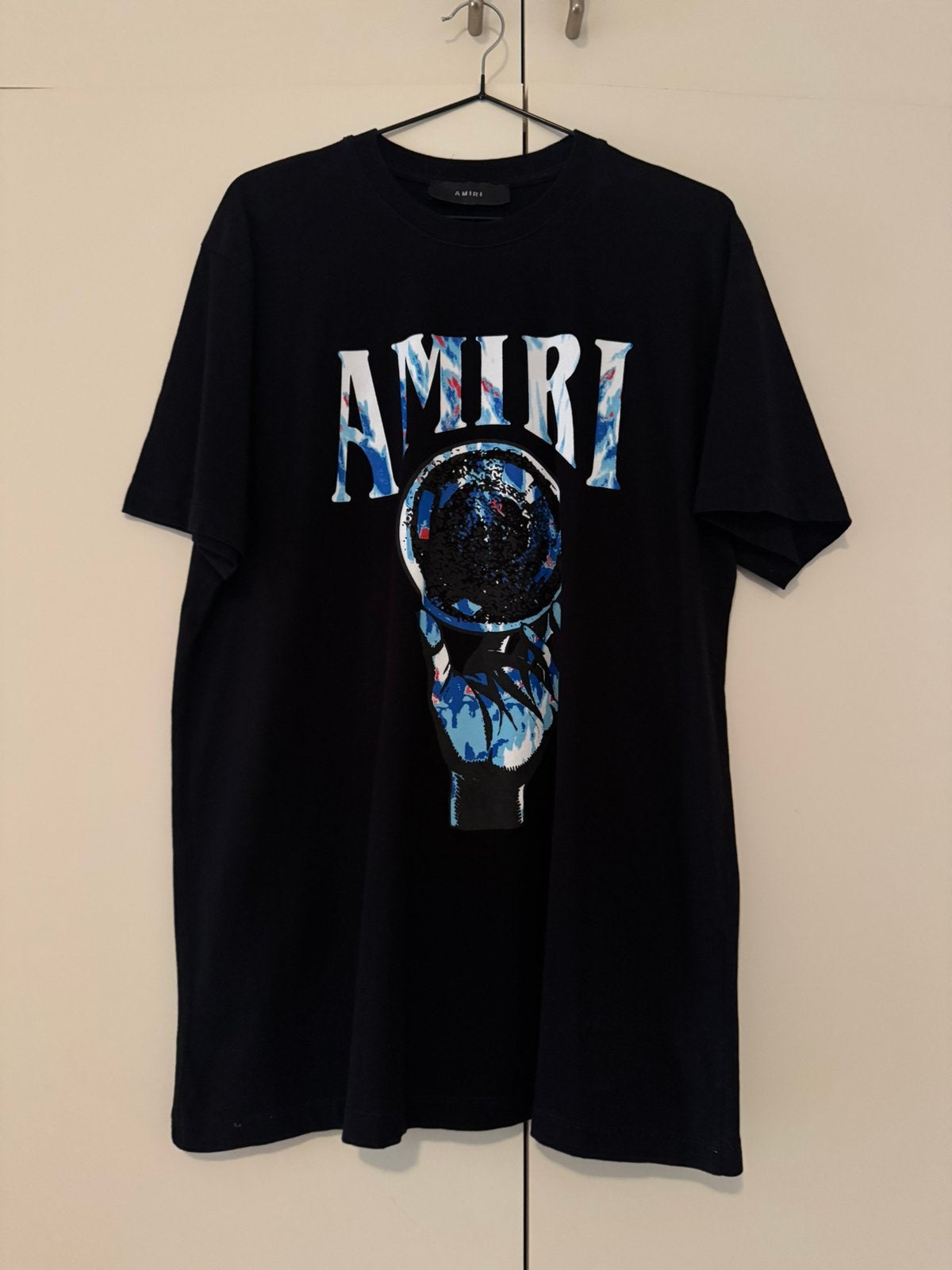 AMIRI Heren T-shirt, Kleding | Heren, T-shirts, Ophalen of Verzenden, Zo goed als nieuw, Maat 56/58 (XL), Zwart