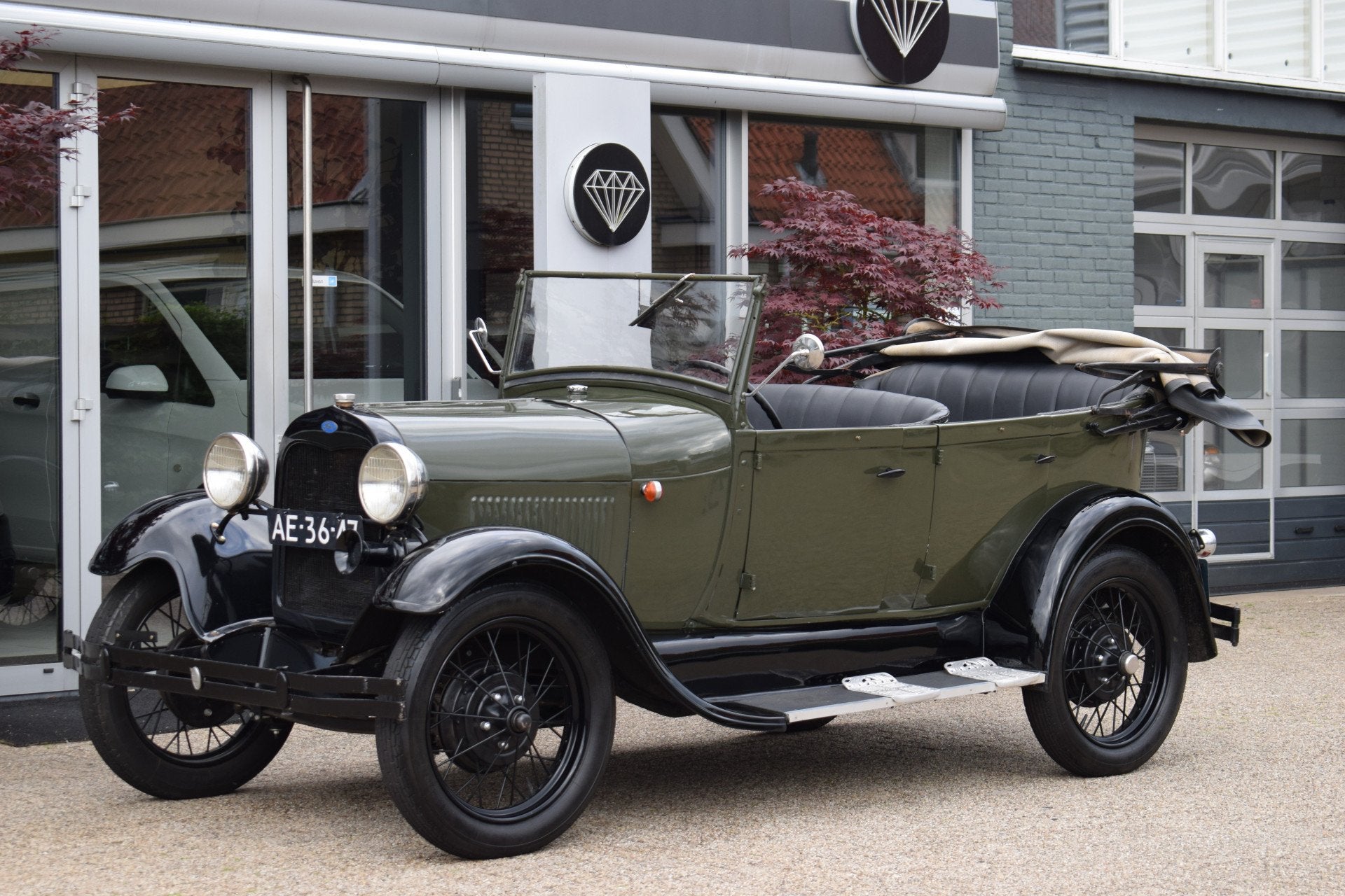Ford Model A Pheaton 1929 A-Ford 4-deurs cabriolet!, foto 7