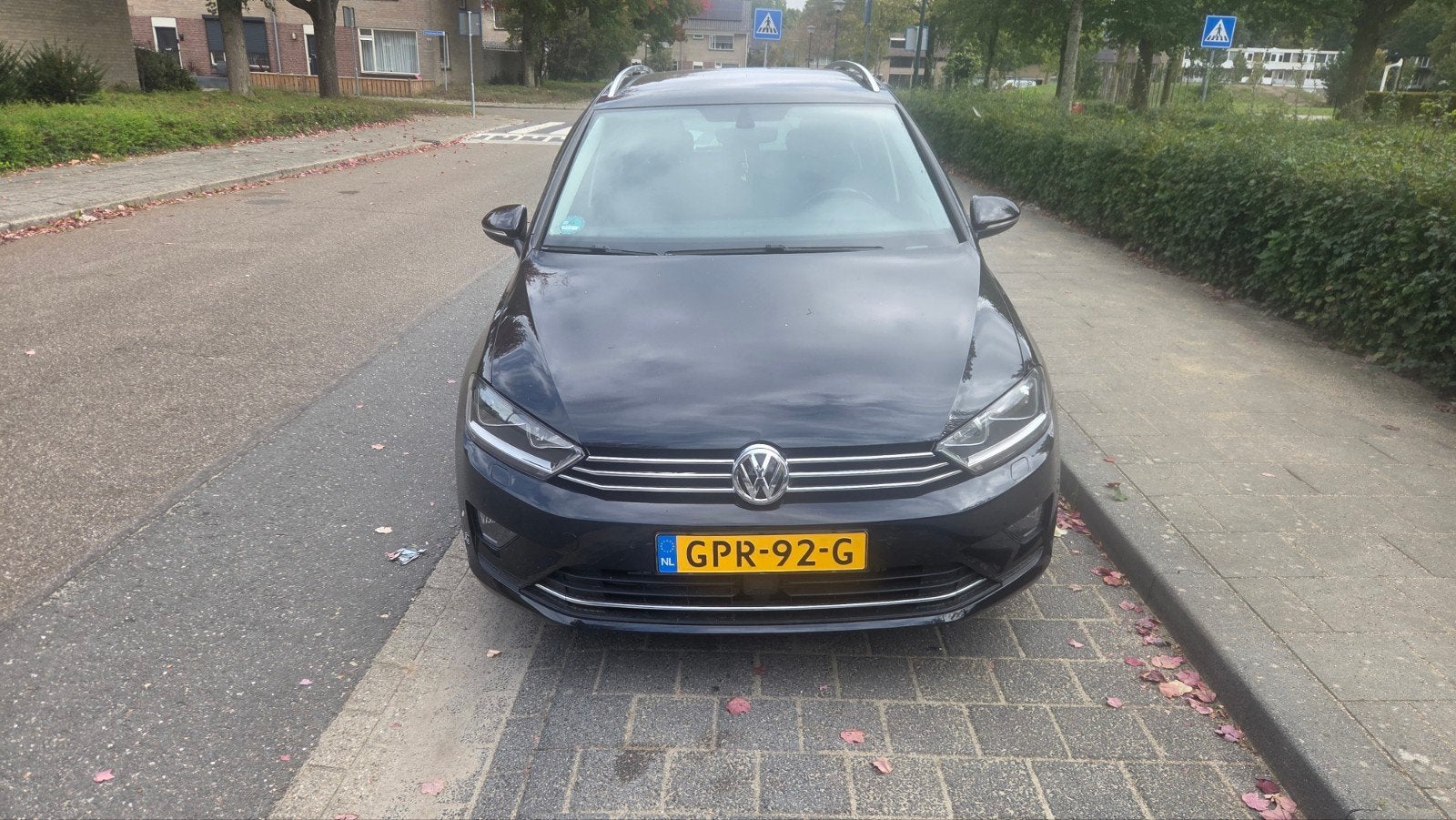 Volkswagen Golf Sportsvan 1.2 TSI HIGHLINE Automaat, Auto's, Zwart, 4 cilinders, Stoelverwarming, Zwart