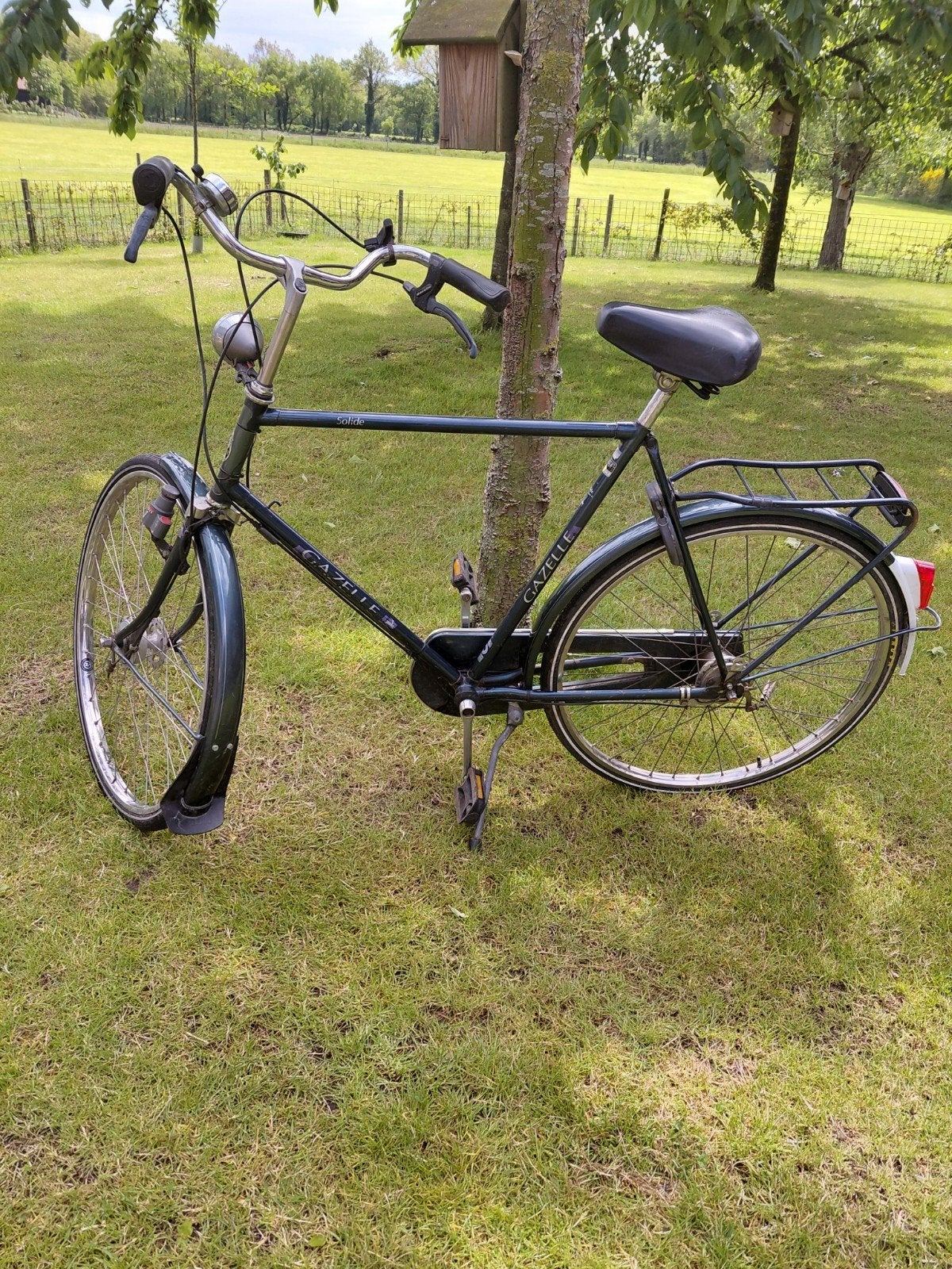 Gazelle Solide Herenfiets - Klassieke Stadsfiets, Fietsen en Brommers, Fietsen | Heren | Herenfietsen, Ophalen, Gebruikt, Velgrem