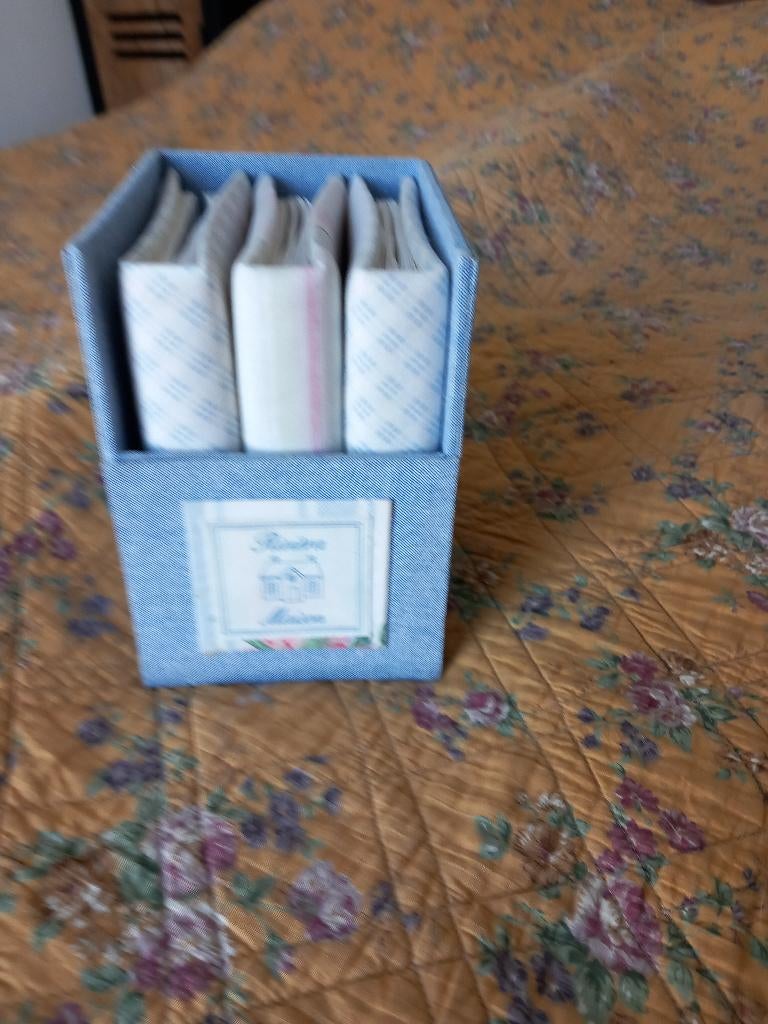Riviera Maison Fotoboekjes box, Overige stijlen, Ophalen of Verzenden, Zo goed als nieuw, Blauw