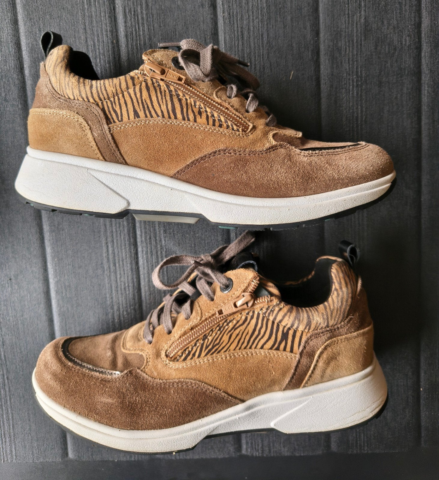 Xsensible damesschoenen stretchwalker Grenoble Nutmeg mt. 38, Ophalen of Verzenden, Zo goed als nieuw, Bruin, Wandelschoenen