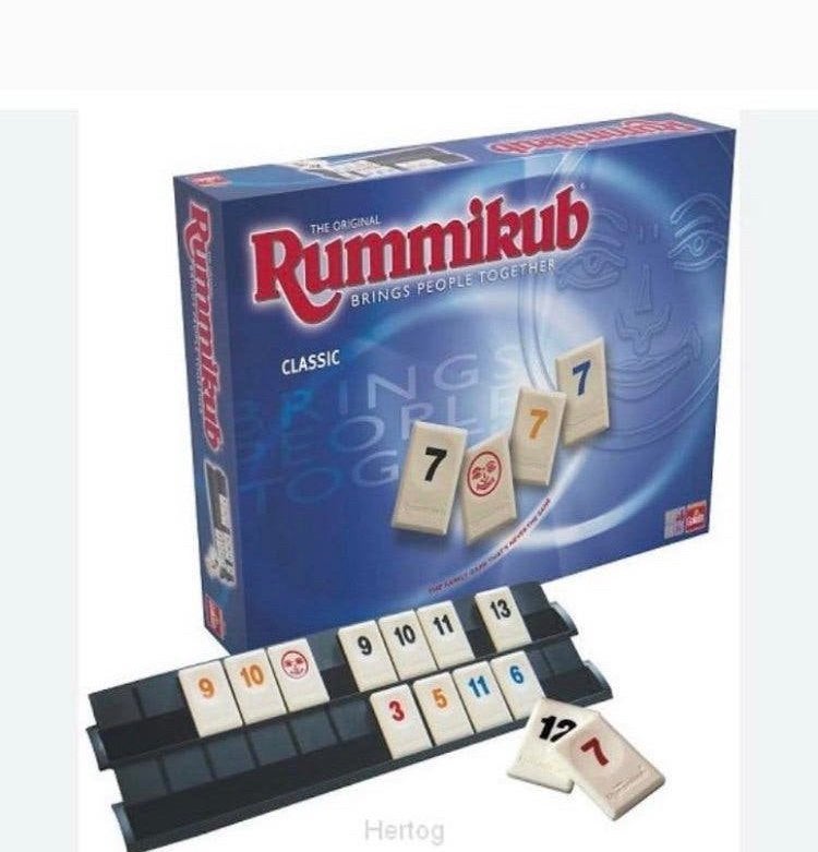 De klassieke Rummikub versie Classic Original Rummikub spel, Ophalen of Verzenden, Zo goed als nieuw