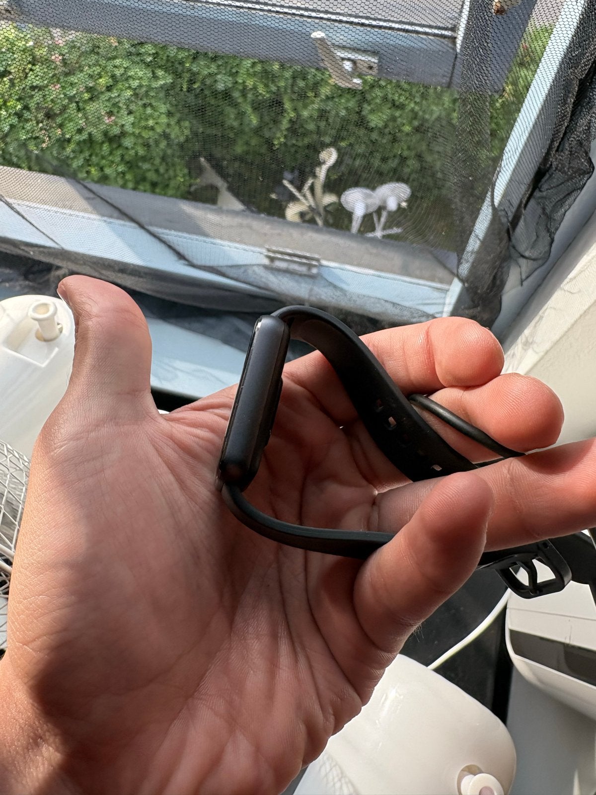 Samsung Galaxy Fit3 met hartslagmeter en stappenteller, Ophalen, Gebruikt, Hartslag, Zwart