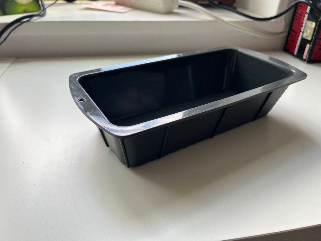 Silicone loaf pan – plum cake / pound cake mold, Ophalen of Verzenden, Gebruikt, Taarten, Overige typen