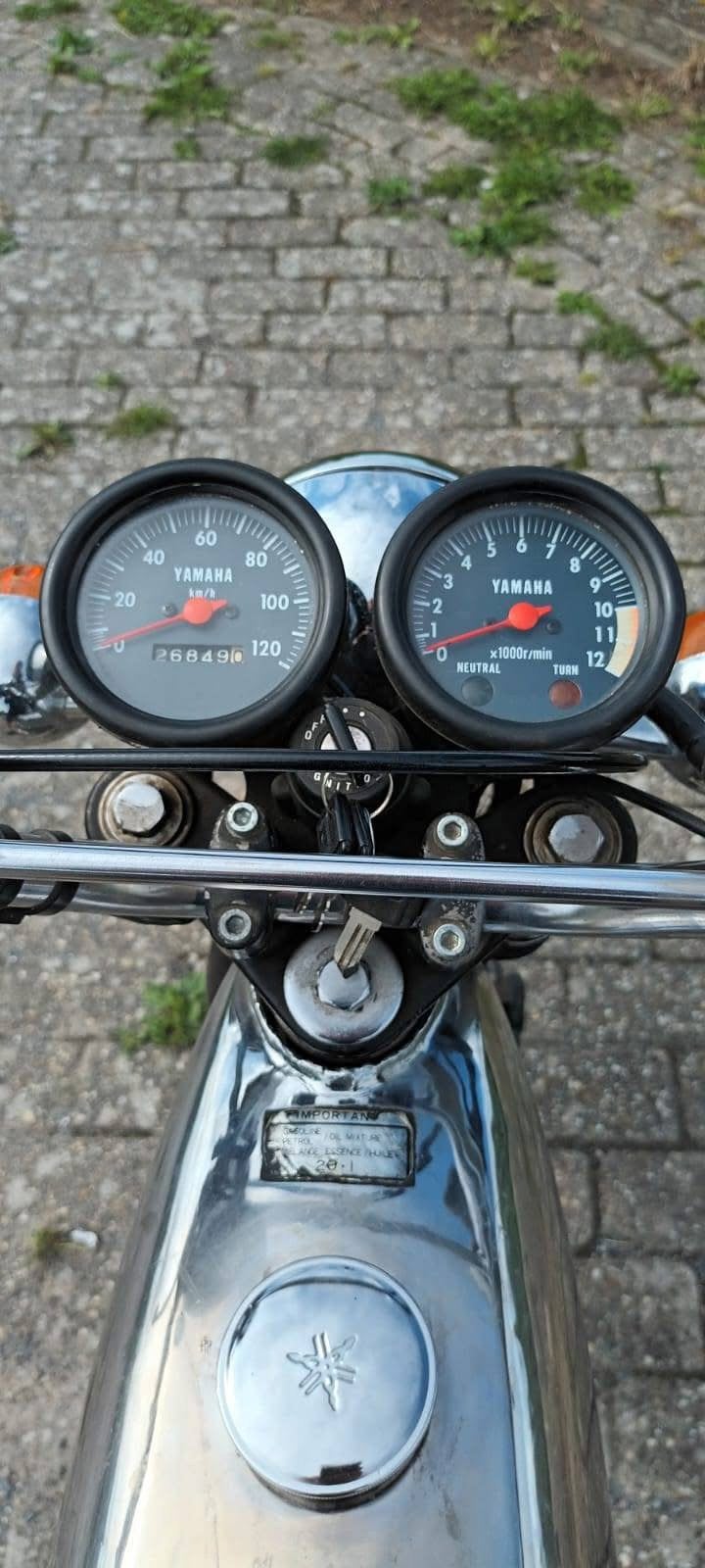 Yamaha RD, DT, FS1 teller rubbers, Ophalen of Verzenden, Zo goed als nieuw, Overige typen, Yamaha