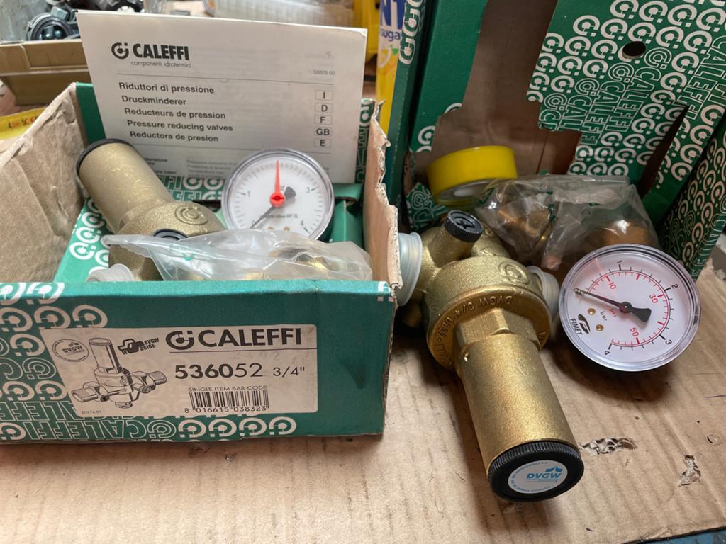 2x Caleffi Drukreduceerventiel 3/4" Nieuw in doos, Ophalen, Nieuw