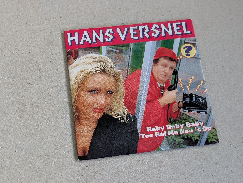 Hans Versnel: Baby baby baby toe bel me nou 's op, CD single, Ophalen of Verzenden, Zo goed als nieuw, Nederlandstalig