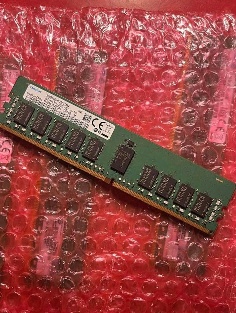 Samsung 8GB DDR4 2400T RDIMM ECC Server Geheugen, Computers en Software, RAM geheugen, Gebruikt, Server, DDR4, 8 GB