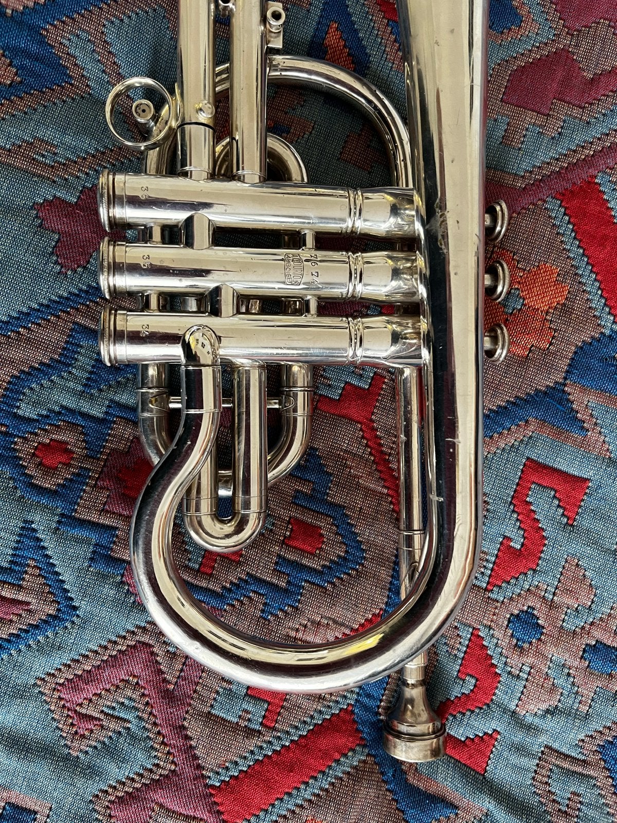 Courtois Bb cornet (ca 1960) Model Gaudet € 275,-, Muziek en Instrumenten, Blaasinstrumenten | Trompetten, Ophalen of Verzenden