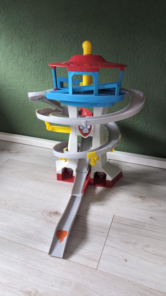Paw Patrol Racebaan Uitkijktoren - Avontuurlijke Baan, Handmatig, Ophalen, Overige merken, Racebaan