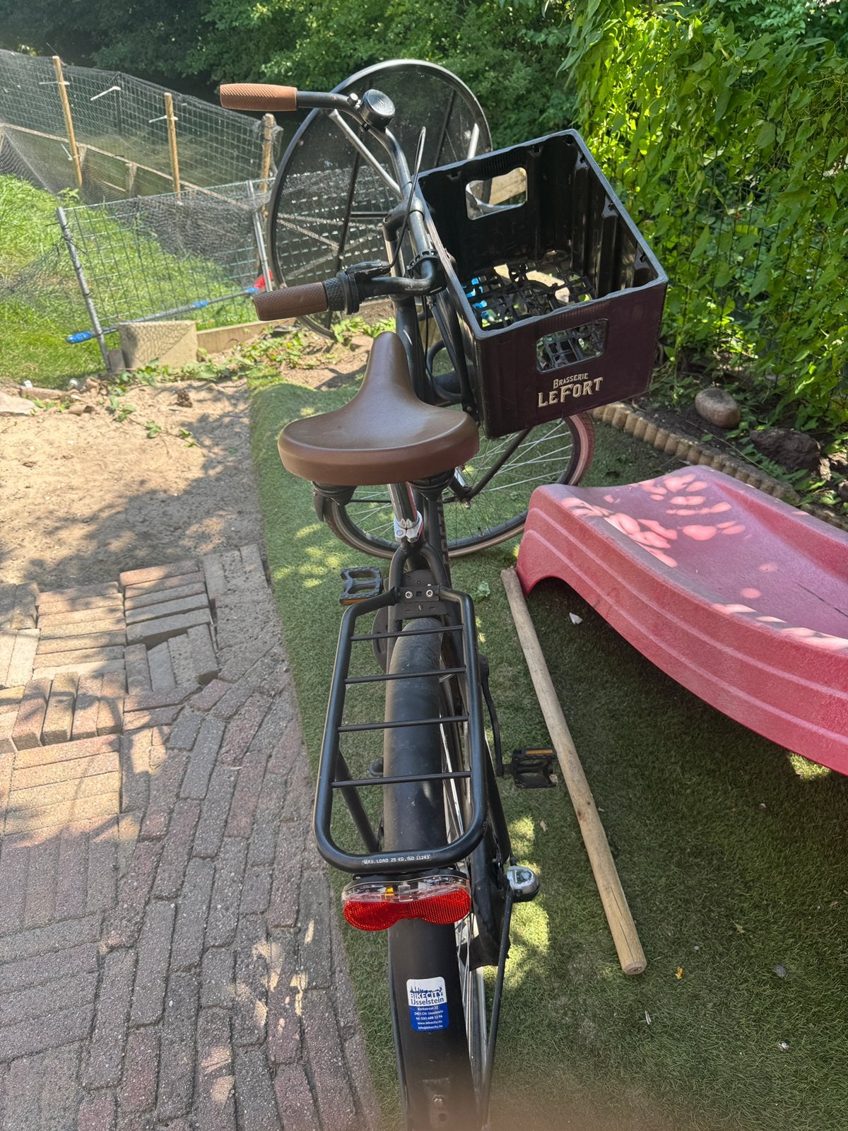 Cortina Fiets 26inch, Fietsen en Brommers, Fietsen | Bakfietsen, Terugtraprem, Gebruikt, Huif, 1 kind