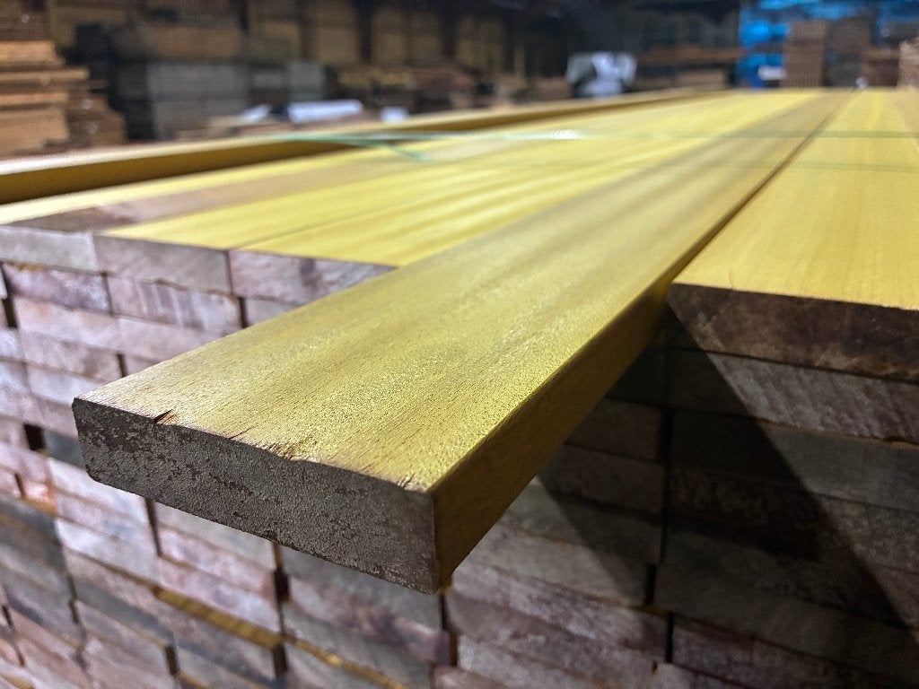 vlonderplanken-planken-schutting-Hardhout/Guariuba-21x94mm, Ophalen, Planken, Nieuw, Hardhout