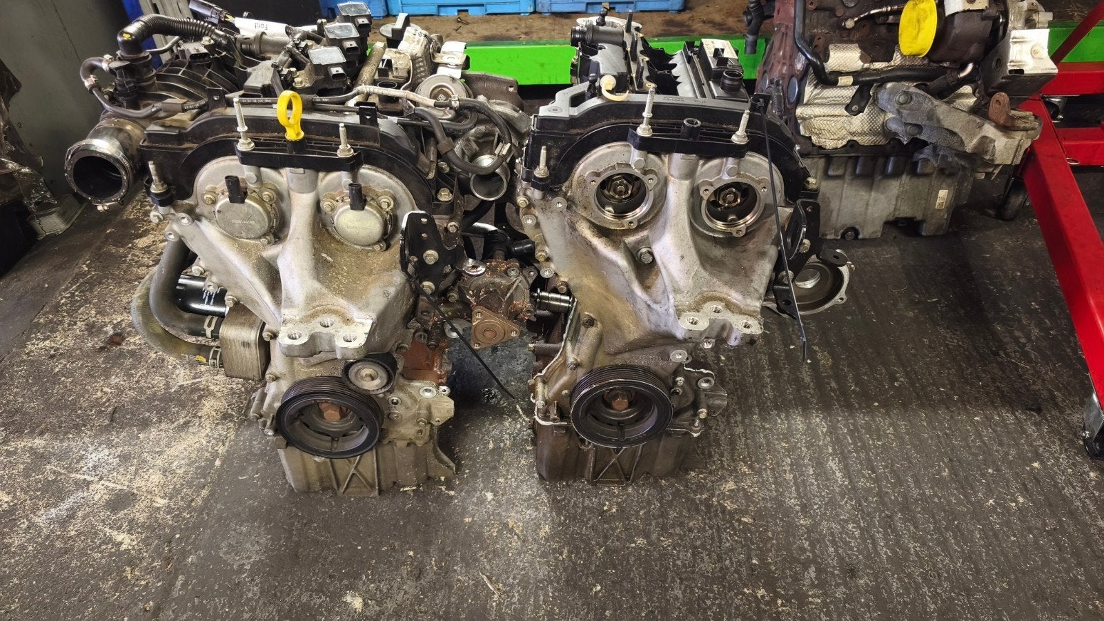 2x Ford 1.0 Ecoboost M1DA inruil motor defect, Ophalen, Gebruikt, Ford