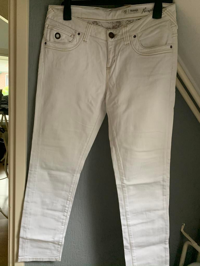 TRIPPER JEANS MAAT 31-30 WIT, Ophalen of Verzenden, Zo goed als nieuw, Wit, W30 - W32 (confectie 38/40)