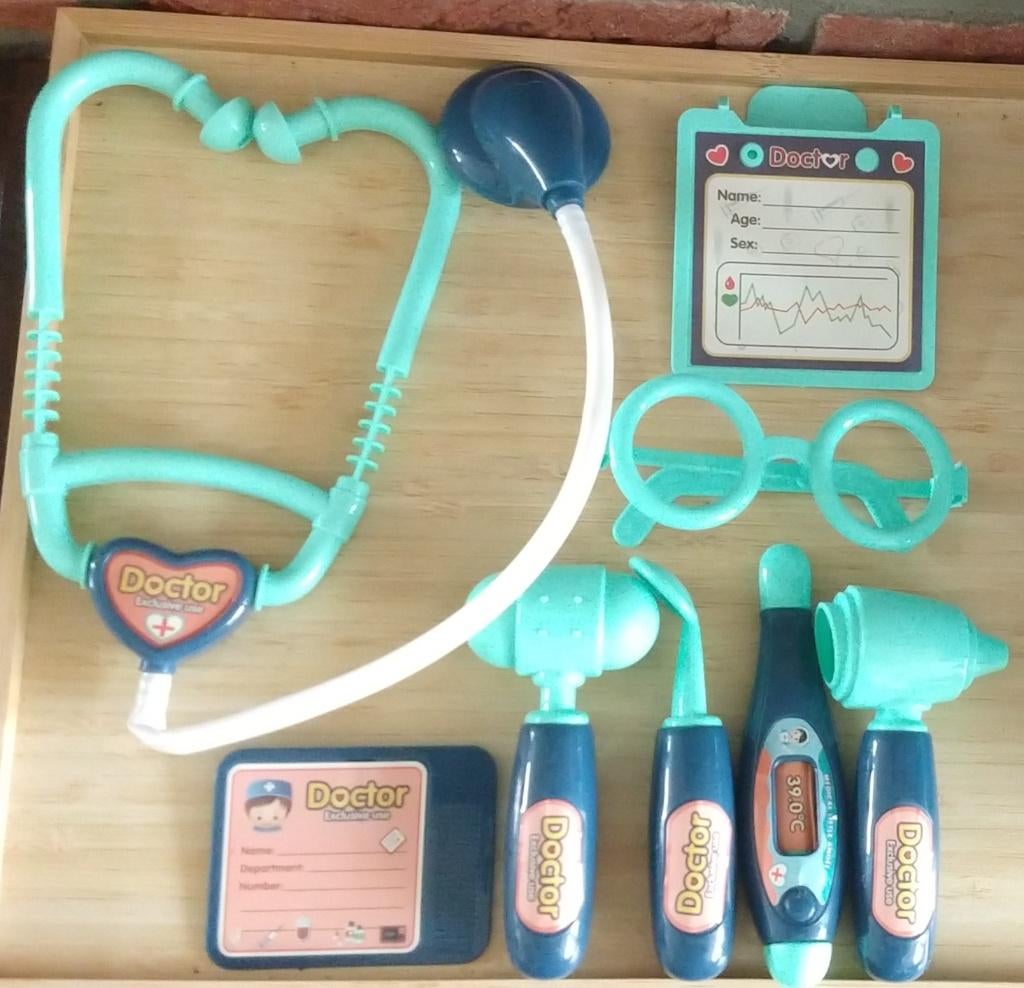 Intertoys dokters set Pet Gage, kunststof, volgnr 35, Kinderen en Baby's, Speelgoed | Educatief en Creatief, Ophalen of Verzenden
