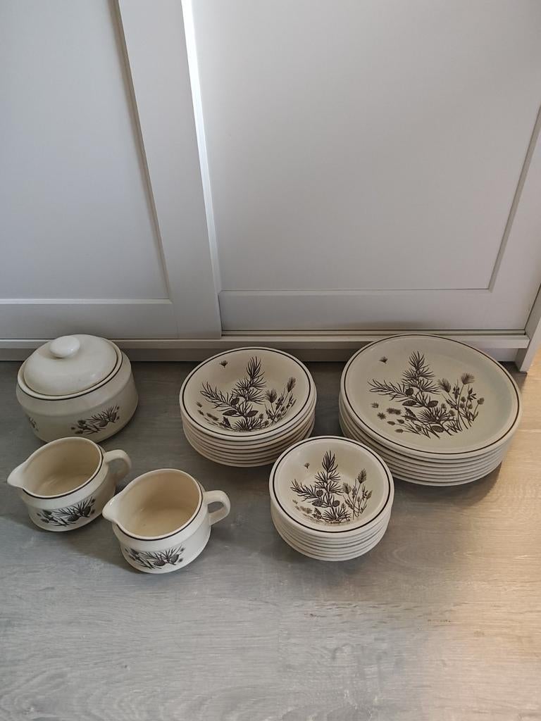 Pinewood servies, Ophalen