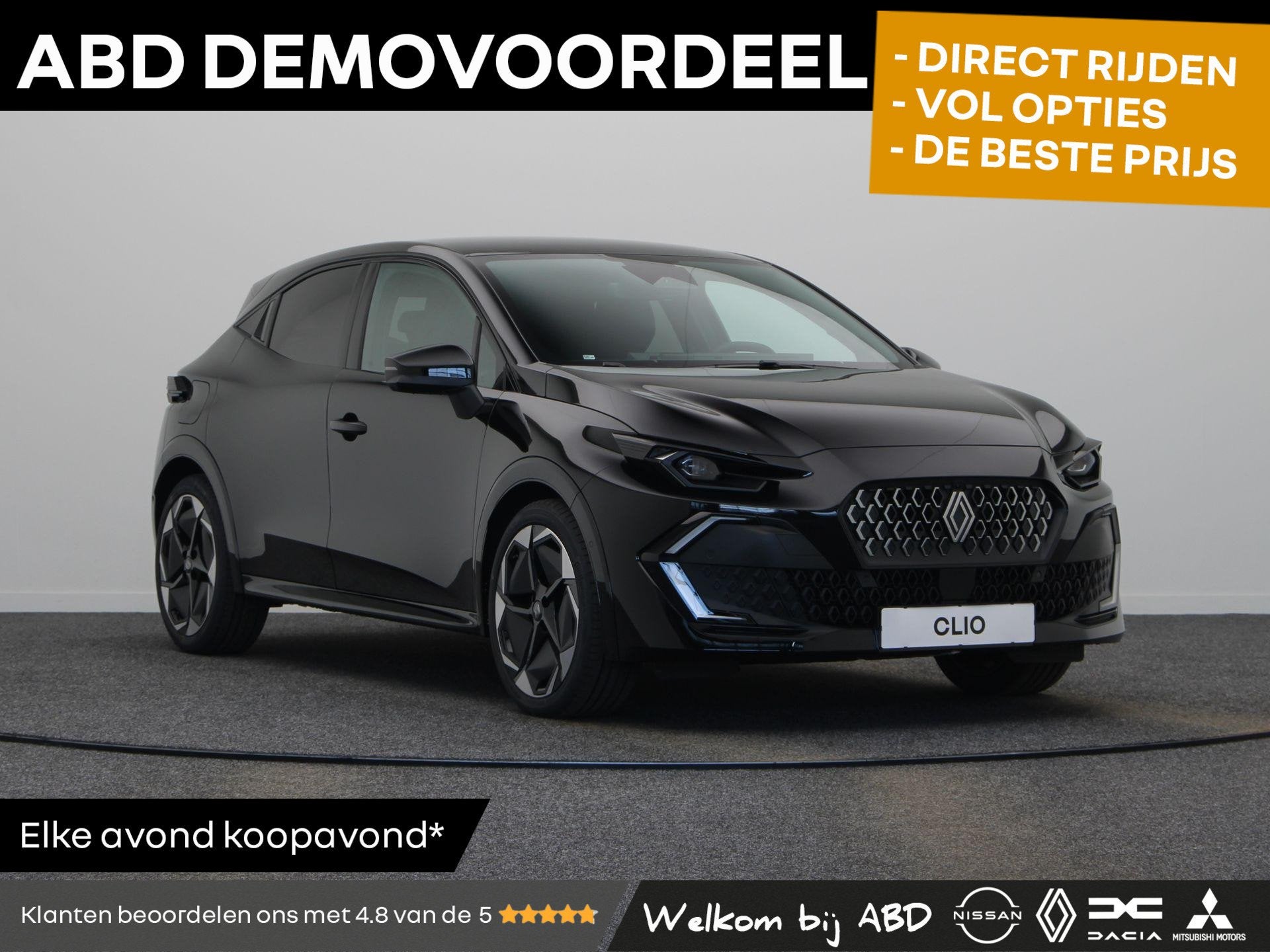 Renault Clio Hybrid 160pk techno | Vijf jaar garantie | Stoe, Dealer onderhouden, Stof, Euro 6, 4 cilinders