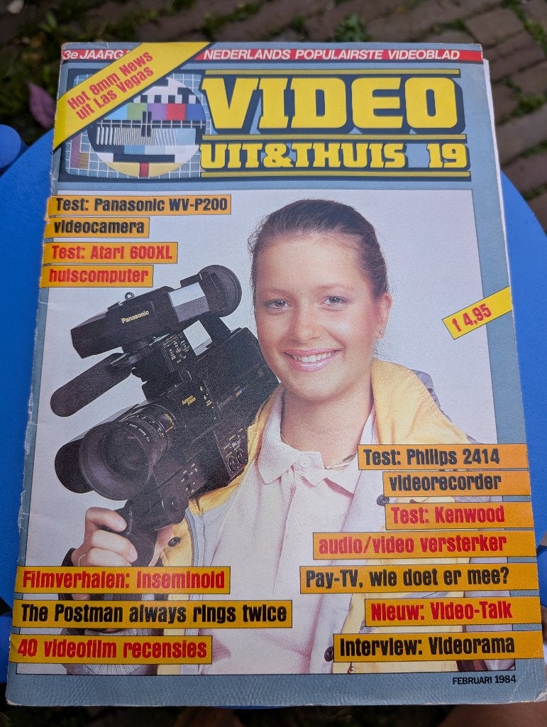 Video maandblad met o.am video 2000, Ophalen of Verzenden