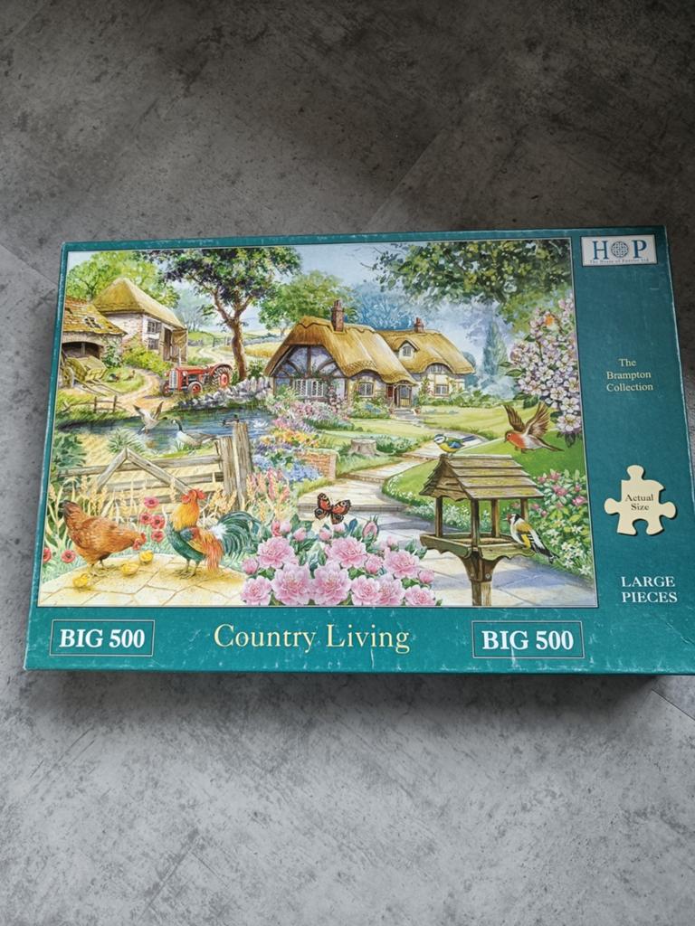 Hop puzzel Country Living, 500 xl stukjes, Hobby en Vrije tijd, Denksport en Puzzels, Ophalen of Verzenden, 500 t/m 1500 stukjes