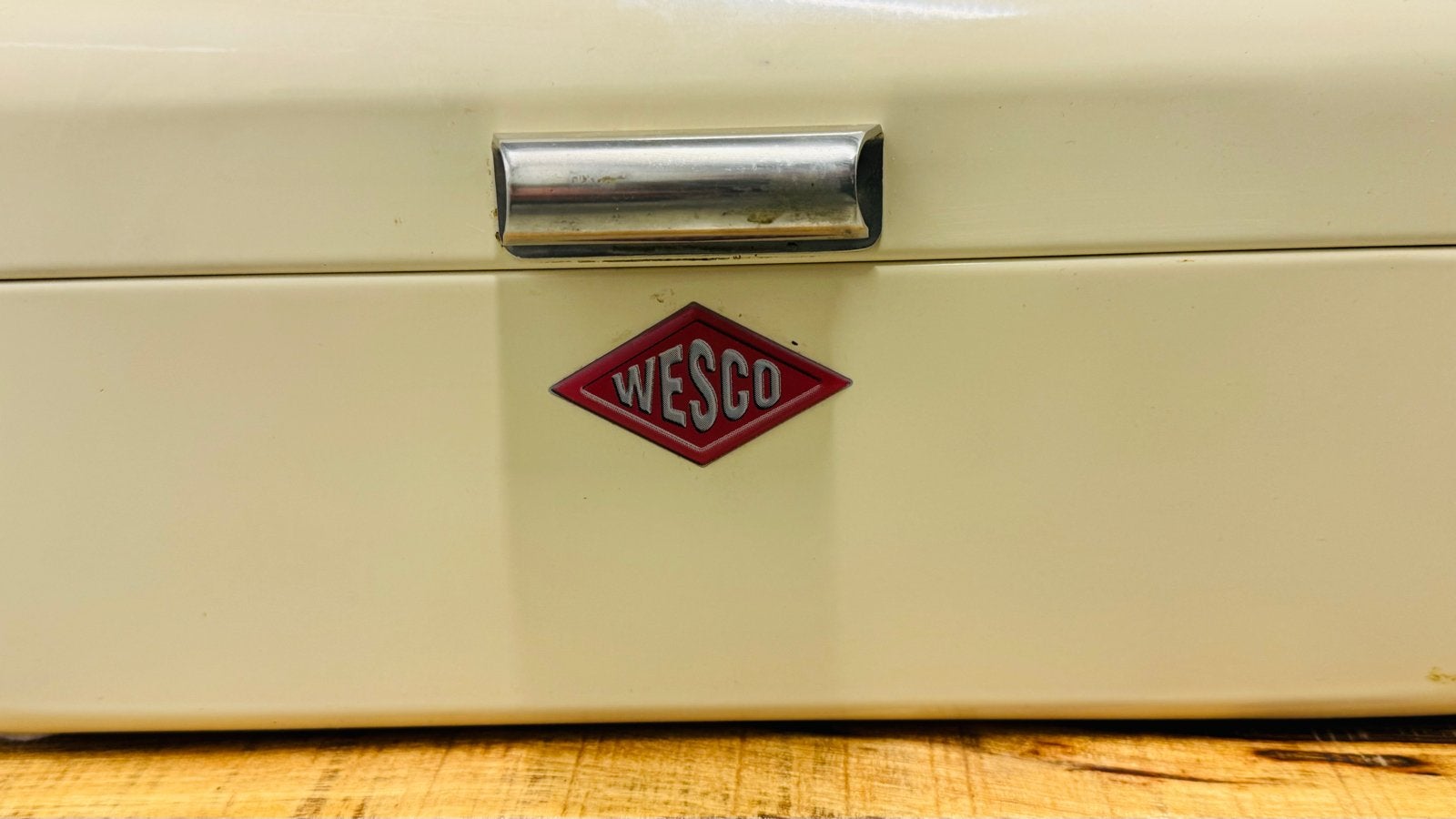 Wesco Broodtrommel Crème - Stijlvol en Functioneel, Huis en Inrichting, Keuken | Keukenbenodigdheden, Gebruikt, Metaal, Broodtrommel