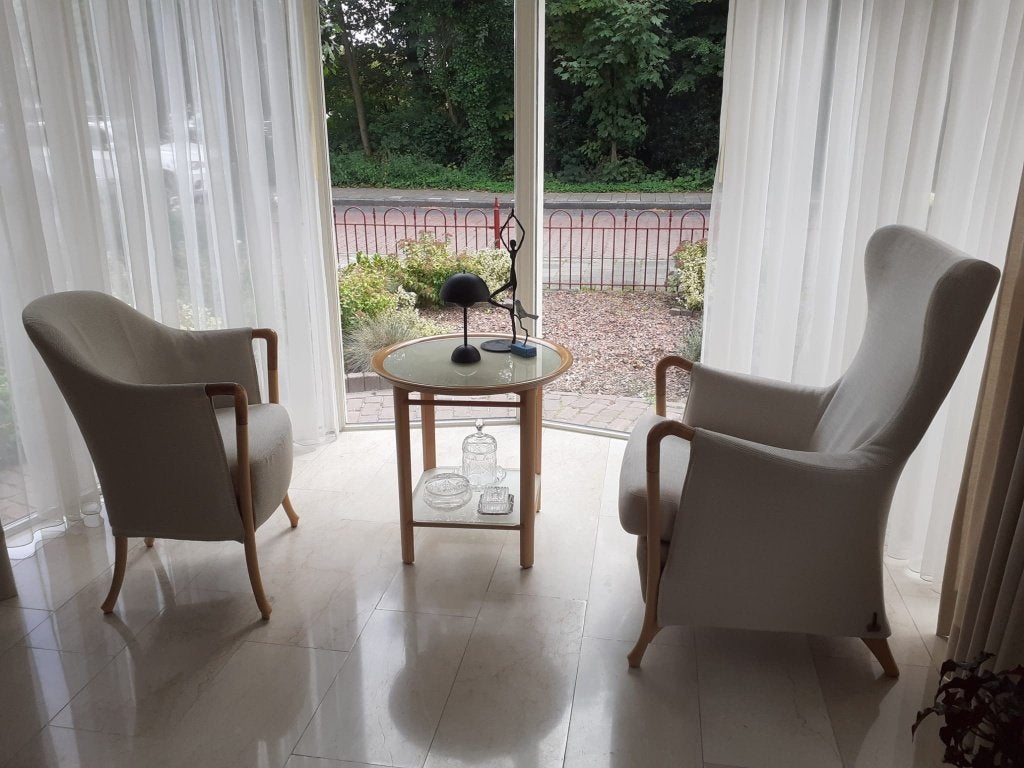 2 giorgetti fauteuils, Huis en Inrichting, Ophalen, Minder dan 75 cm, Design, Zo goed als nieuw