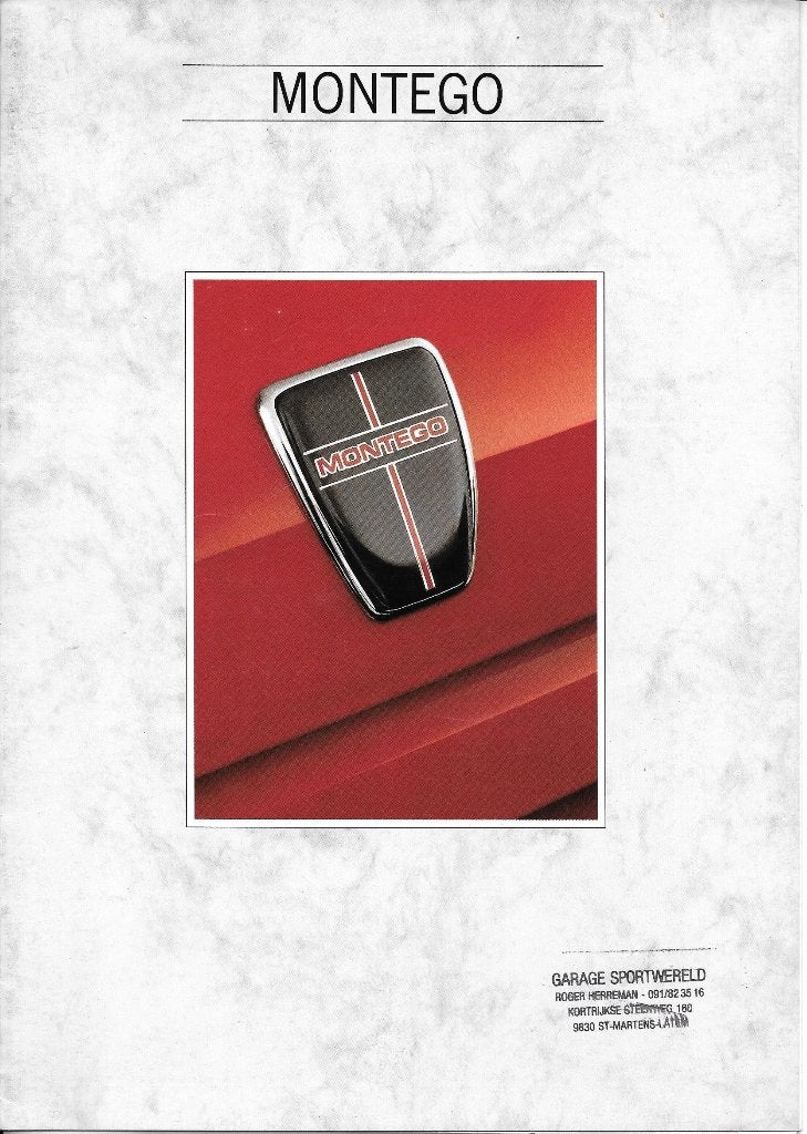 AUSTIN MONTEGO,  1988, Ophalen of Verzenden, Zo goed als nieuw, Overige merken