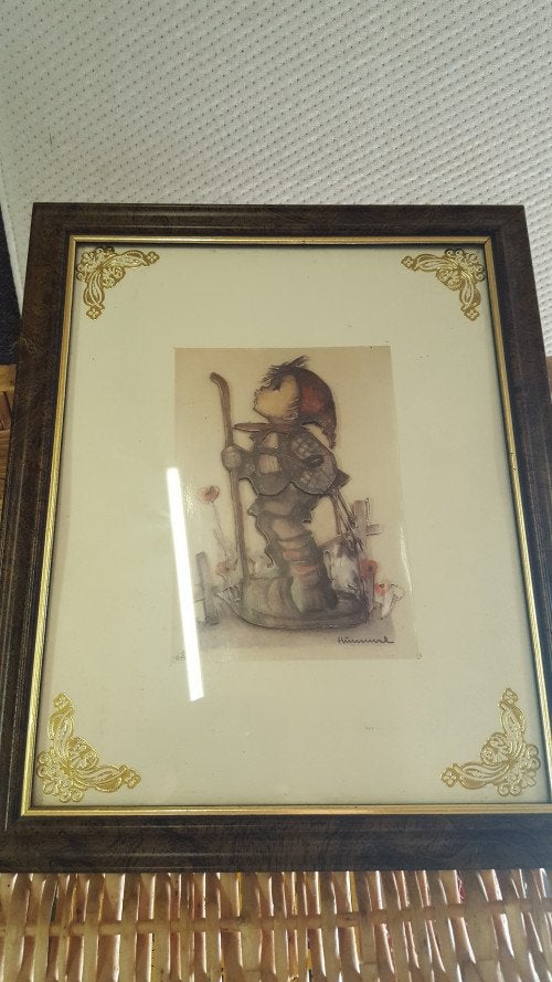 schilderij 3 d ,humme jongen om hoog kijkend, Huis en Inrichting, Ophalen of Verzenden, 'T Olde Gre-j, Info@toldegrej.nl, Endepoelstraat 20f Didam