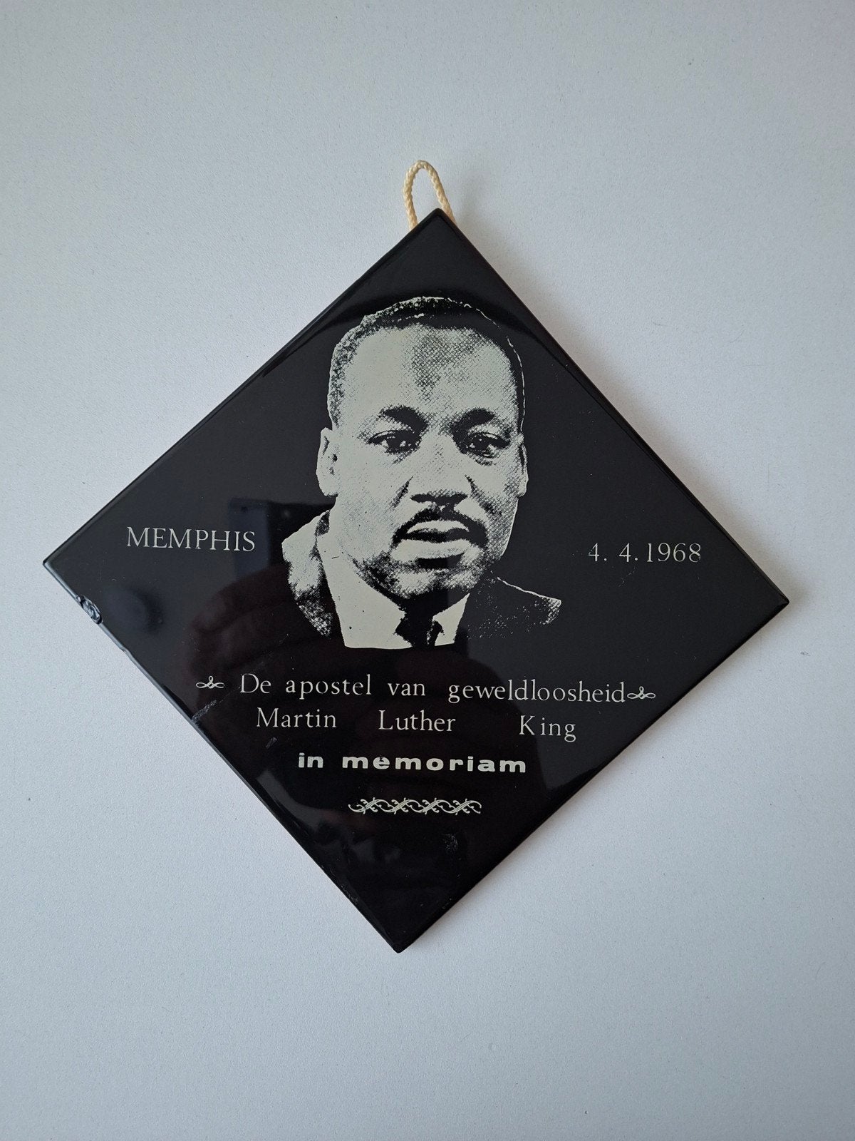 Martin Luther King In Memoriam Tegel - Zwart/Wit, Ophalen of Verzenden
