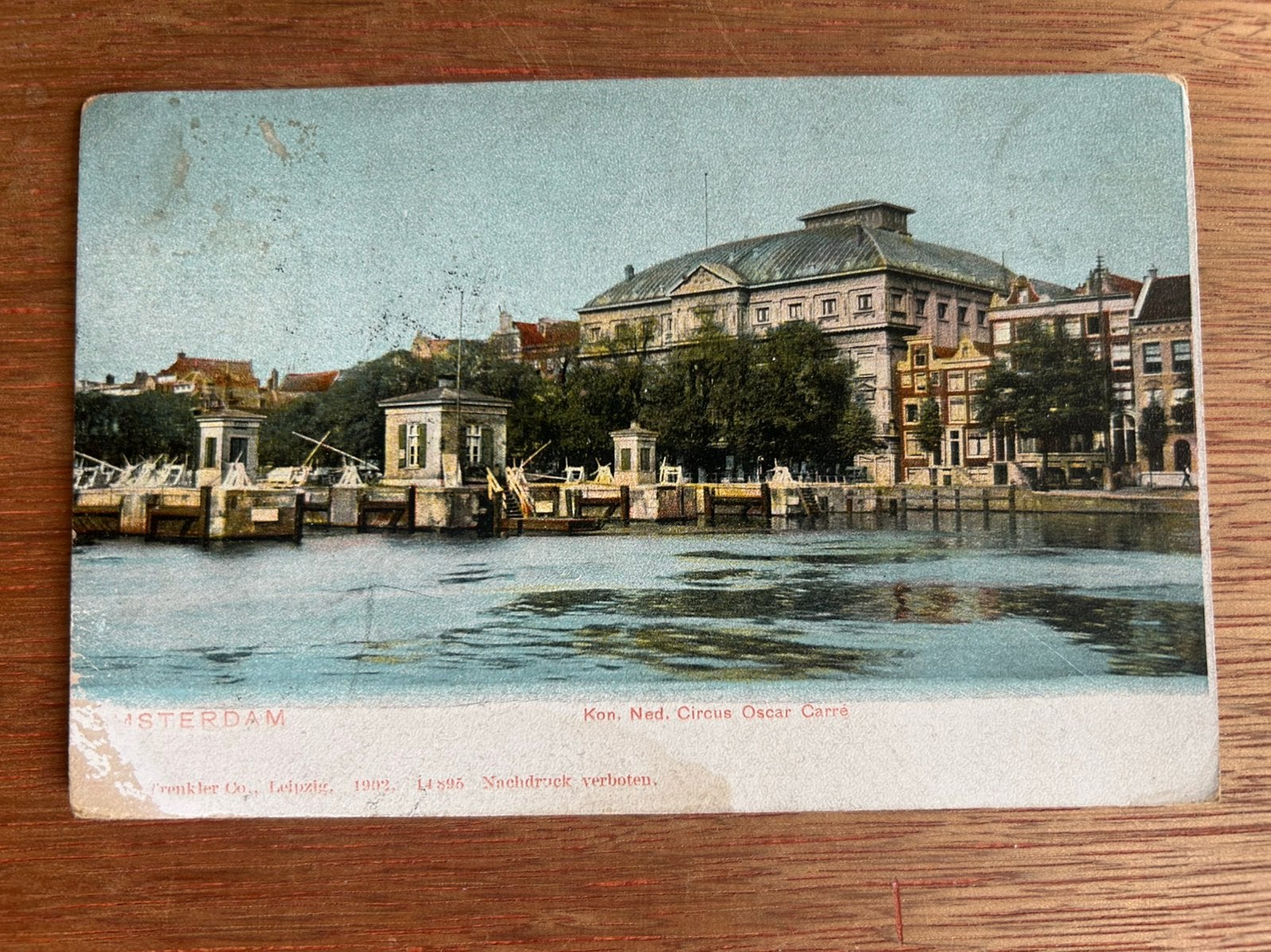 1902, Trenkler - Ansichtkaart Kon. Ned. Circus Oscar Carré, Ophalen of Verzenden, Voor 1920, Zuid-Holland
