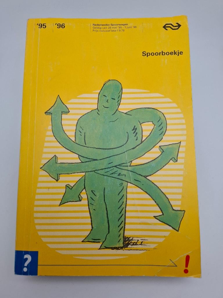 spoorboekje NS 1995-1996, Verzamelen, Spoorwegen en Tramwegen, Verzenden, Gebruikt, Trein, Boek of Tijdschrift