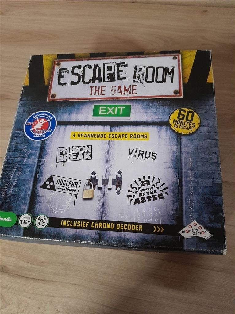 escape room the game - s4834, Hobby en Vrije tijd, Gezelschapsspellen | Bordspellen, Verzenden, Zo goed als nieuw